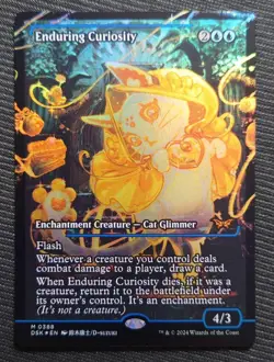 MTG Enduring Curiosity Japan Showcase Foil English Rare Card Magic The Gathering - Image 1