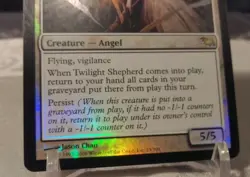 Twilight Shepherd Foil Used Card Collectible Card Game - Image 3