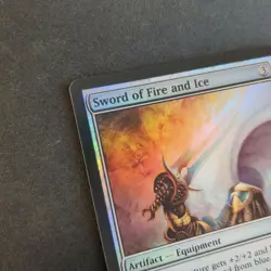 MTG Fire and Ice Sword Foil English Card Collectible Card Game - Image 2