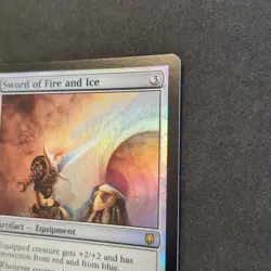 MTG Fire and Ice Sword Foil English Card Collectible Card Game - Image 3