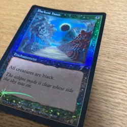 MTG Magic The Gathering Truly Dark Time English Foil Card - Image 1