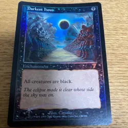 MTG Magic The Gathering Truly Dark Time English Foil Card - Image 2