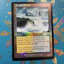 MTG Overflowing Shores Old Frame Foil English Card - Image 1