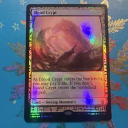 Magic The Gathering Blood Fixture Foil Expedition Card Used - Image 1