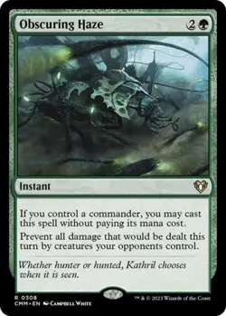 MTG English Obscuring Haze NM Normal Commander Masters - Image 1