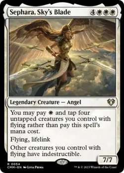 MTG English Sephara, Sky's Blade NM Normal Commander Masters - Image 1