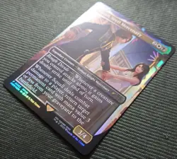 Squall SeeD Mercenary MTG FOIL Borderless Prize Promo Used - Image 2