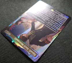 Squall SeeD Mercenary MTG FOIL Borderless Prize Promo Used - Image 3