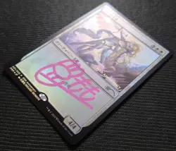 MTG Serra Angel History Promo FOIL Japanese Signed Limited Edition Used - Image 3