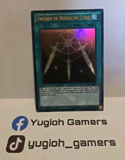 YUGIOH SWORDS OF REVEALING LIGHT YGLD 1ST EDITION ULTRA LIGHT PLAYED - Image 1