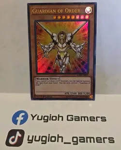 YUGIOH GUARDIAN OF ORDER BLHR 1ST EDITION ULTRA LIGHT PLAYED - Image 1