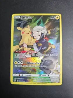 Pikachu TG05/TG30 Lost Origin Trainer Gallery Ultra Rare Pokemon Card NM - Image 1