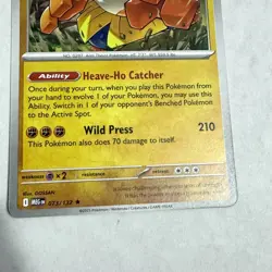 Hariyama 073/132 Non Holo Rare Mega Evolution Card Pokemon TCG NM - Image 3