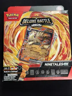 Pokemon Ninetales ex Deluxe Battle Deck - 60-Card Deck + Accessories - Sealed - Image 1