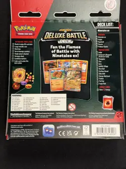 Pokemon Ninetales ex Deluxe Battle Deck - 60-Card Deck + Accessories - Sealed - Image 2