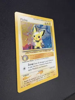 Pokemon Neo Genesis 2000 Pichu TCG Card 12/111 Rare Holo - Image 3