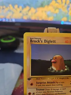 Pokemon Brock's Diglett Gym Challenge 67/132 1st Edition Common Card NM Clean! - Image 2
