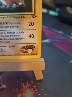 Pokemon Brock's Diglett Gym Challenge 67/132 1st Edition Common Card NM Clean! - Image 4