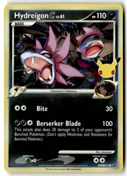 Hydreigon C lv.61 Promo SWSH: Sword & Shield Promo Cards SWSH138 NM - Image 1