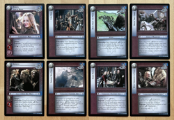 ROHAN (RARE) COLLECTION (LOTR TRADING CARD GAME, LOT OF 8 RARE/PREMIUM CARDS) - Image 1