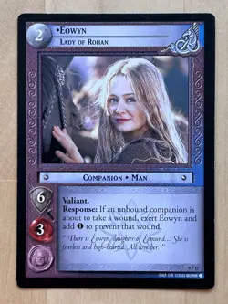 ROHAN (RARE) COLLECTION (LOTR TRADING CARD GAME, LOT OF 8 RARE/PREMIUM CARDS) - Image 2