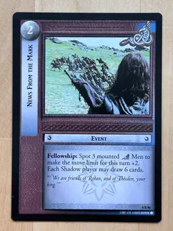 ROHAN (RARE) COLLECTION (LOTR TRADING CARD GAME, LOT OF 8 RARE/PREMIUM CARDS) - Image 4