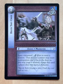 ROHAN (RARE) COLLECTION (LOTR TRADING CARD GAME, LOT OF 8 RARE/PREMIUM CARDS) - Image 5