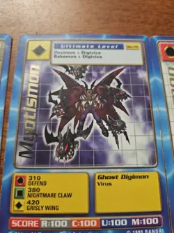 Digimon Card Series 2 Gold-Lettered Rares Complete Set Of 3 - Image 4