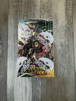 Evolving Skies Booster Box - No Cards - Display Box WITH WRAPPING & EMPTY PACKS! - Image 3