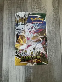Evolving Skies Booster Box - No Cards - Display Box WITH WRAPPING & EMPTY PACKS! - Image 4