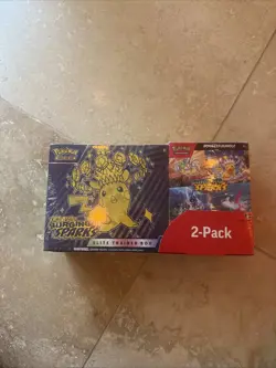NEW Pokemon Surging Sparks Elite Trainer Box & Booster Card Bundle Costco 2-Pack - Image 1
