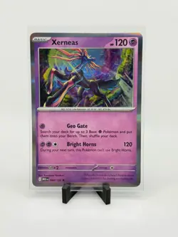 Xerneas 064/132 Pokemon Mega Evolution Non-Holo Build & Battle EXCLUSIVE Card ✨ - Image 1