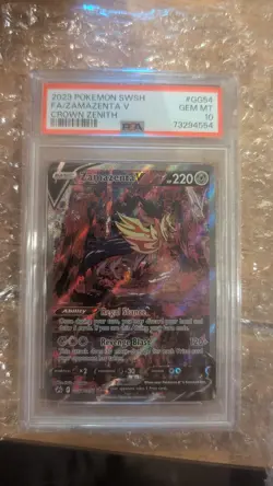 Zamazenta v GG54/GG70 PSA 10 Crown Zenith Pokemon TCG - Image 1