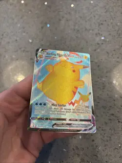 Pokemon Celebrations Surfing Pikachu VMAX Holo Ultra Rare Card 009/025 NM - Image 3