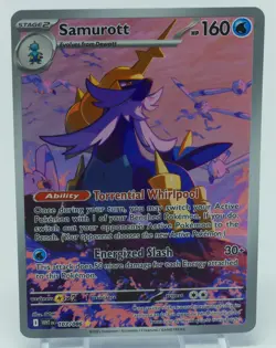 Pokemon Scarlet & Violet White Flare #107/086 Samurott - Image 3