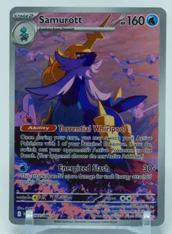 Pokemon Scarlet & Violet White Flare #107/086 Samurott - Image 5