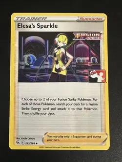 Elesa's Sparkle 233/264 Pokemon Play! Prize Pack Series 2 Holo NM - Image 1
