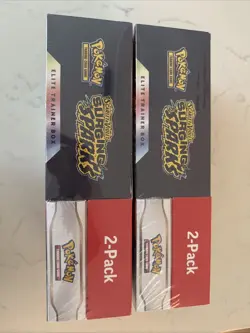 Pokemon Surging Sparks Elite Trainer Box + Booster Bundle 2 PACK COSTCO SEALED - Image 2