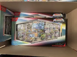 LOT OF 10 Pokemon Prismatic Evolutions Lucario & Tyranitar Ex Premium Collection - Image 1