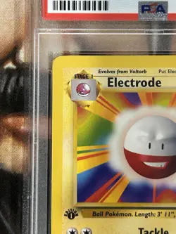 1999 Pokemon Electrode Jungle 1st Edition #18 Rare English - PSA 8 NM/Mint ⚡ - Image 3