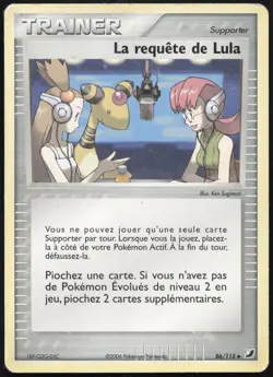 Carte Pokemon La requete de Lula 86/115 Forces Cachees Francais - Image 1