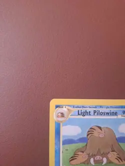 LIGHT PILOSWINE 26/105 NEO DESTINY RARE POKEMON TCG - Image 2