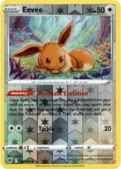 💫Pokemon TCG - Eevee - Reverse Holo - 119/189 - Astral Radiance NM💫 - Image 1