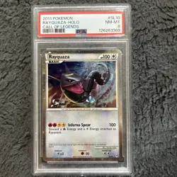 2011 POKEMON CALL OF LEGENDS #SL10 RAYQUAZA-HOLO PSA 8 - Image 1