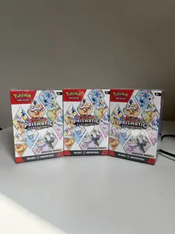 Pokemon TCG Prismatic Evolutions Booster Bundle x3 boxes - New and Sealed - Image 1