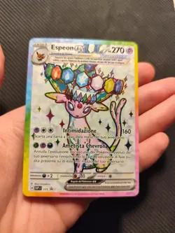 Carta Pokemon Espeon Ex SVP 175 Black Star promo Evoluzioni Prismatiche mint ita - Image 4