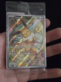 Pokemon Center Exclusive Eevee #173 Stamped Promo Prismatic Evolutions SEALED - Image 1