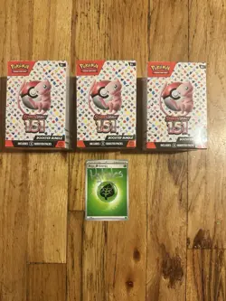 Pokemon TCG Scarlet and Violet 151 Booster Bundle Lot of 3 New Read Description - Image 1