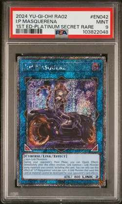 2024 YU-GI-OH! RA02-25TH ANV RARITY COLLECTION II #EN042 I:P MASQUERENA PSA 9 - Image 1