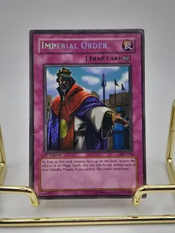 Yugioh Imperial Order PSV-104 Secret Rare 1st Edition Light Play - Image 1